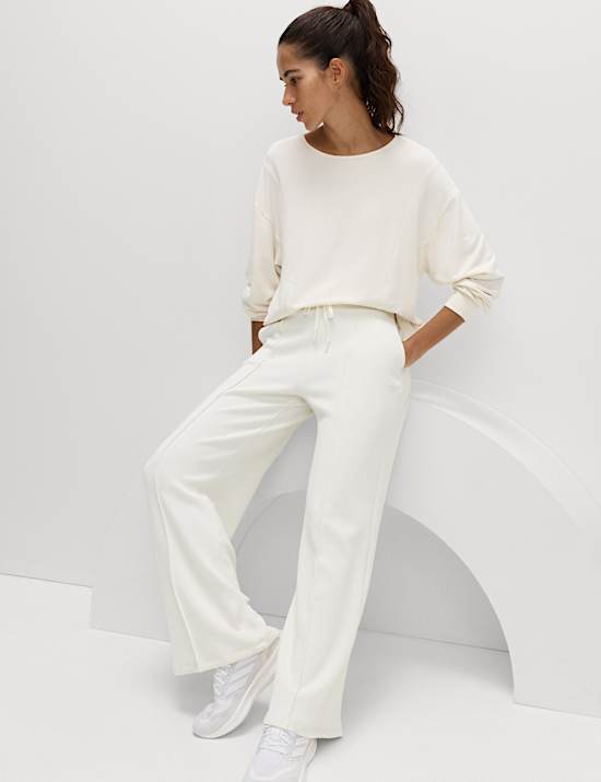 High Waisted Ultraluxe Wide Leg Trousers