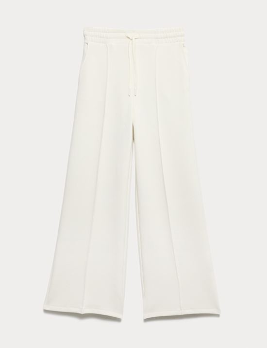 High Waisted Wide Leg Slim Fit Joggers