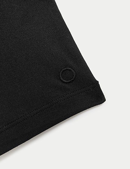 Kaus Oblong Crop Yoga Pas Badan Leher Sweetheart