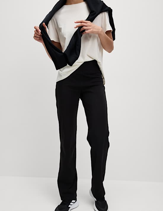 Cotton Rich Side Stripe Straight Leg Joggers