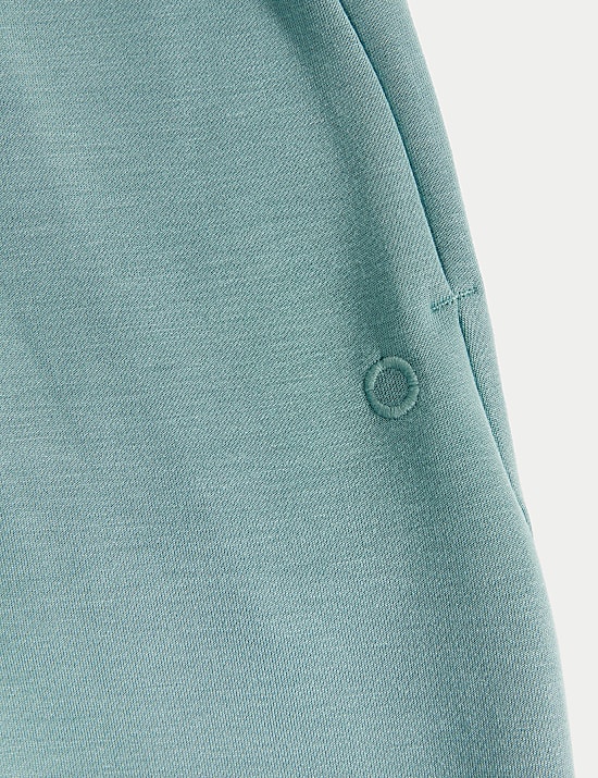 Broekrok met hoge taille en wijde pijpen