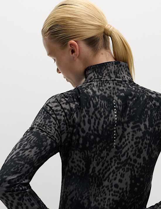Ultraheat™ Printed Half Zip Running Top