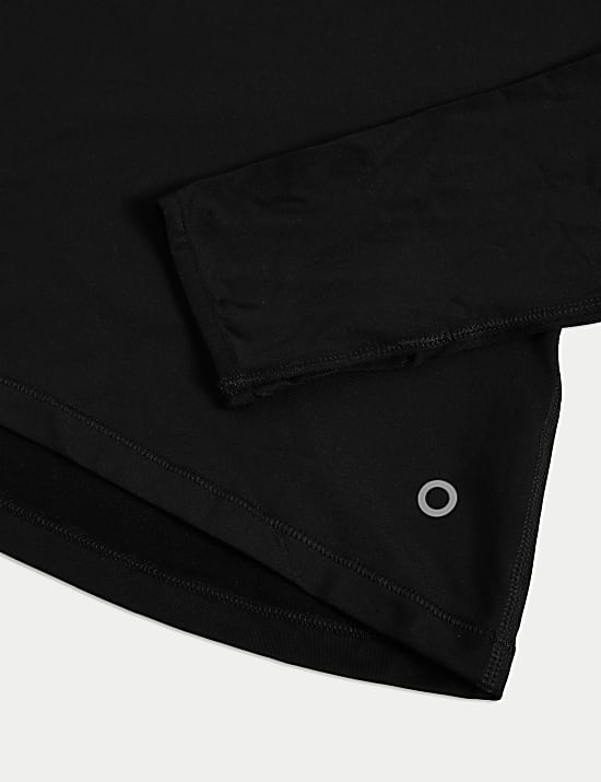 Atasan Olahraga Lari Ultraheat Berleher Tinggi