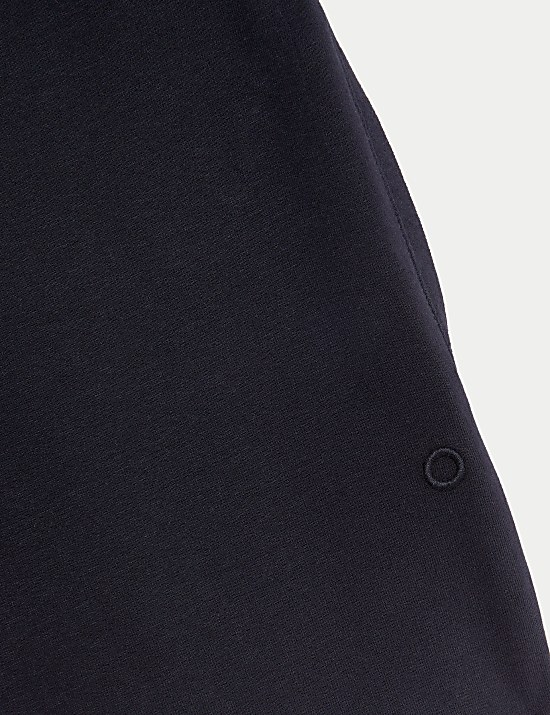 Cotton Rich Cuffed High Waisted Joggers