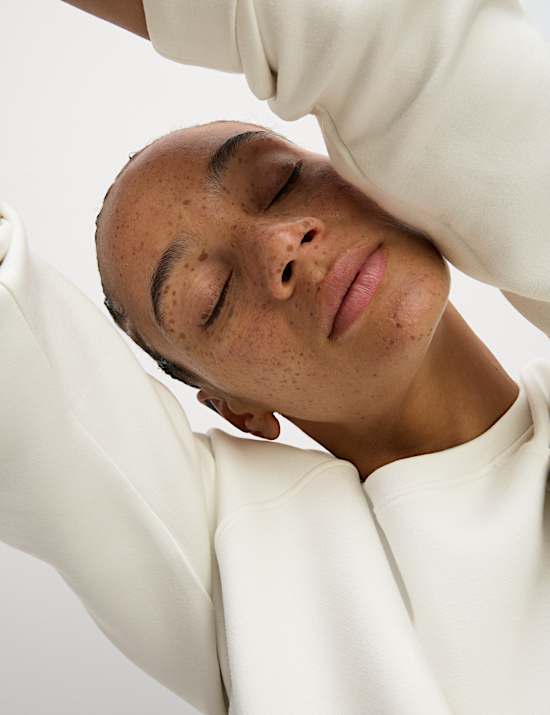 Round Neck Relaxed Yoga Crop Sweatshirt