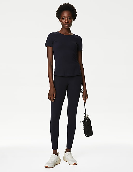 Camiseta de algod&oacute;n con escote abierto