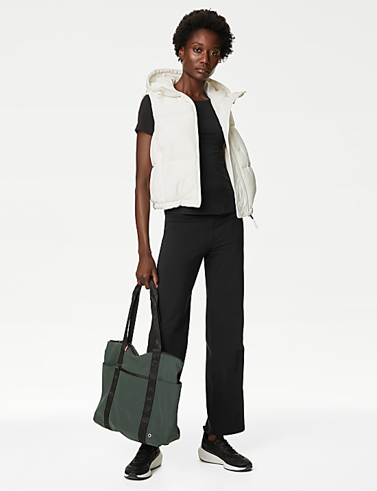 Katoenrijk T-shirt met scoophals