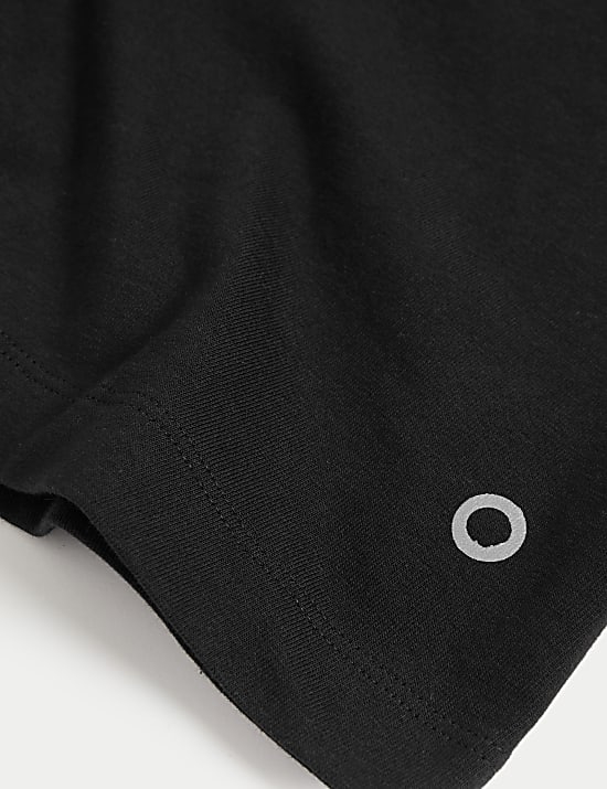 Katoenrijk T-shirt met scoophals