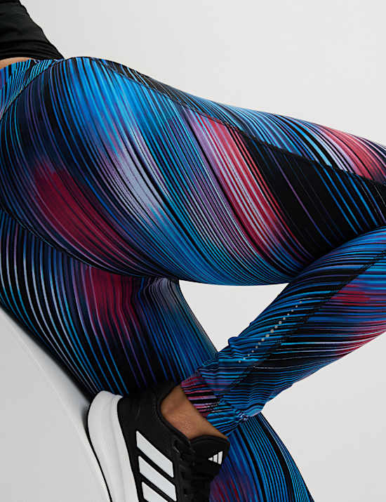 Go Train-fitnesslegging met hoge taille en print