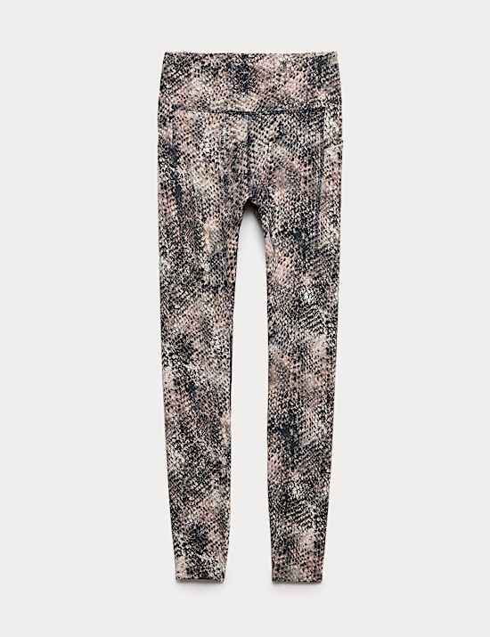 Go Train-fitnesslegging met hoge taille en print