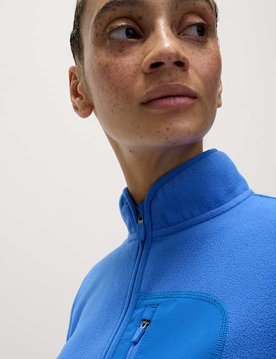 Thermal Zip Up Funnel Neck Fleece