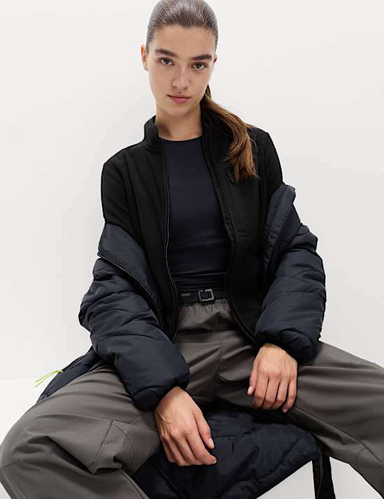 Thermal Zip Up Funnel Neck Fleece