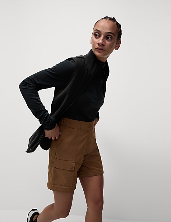 Zip Up Funnel Neck Fleece Gilet