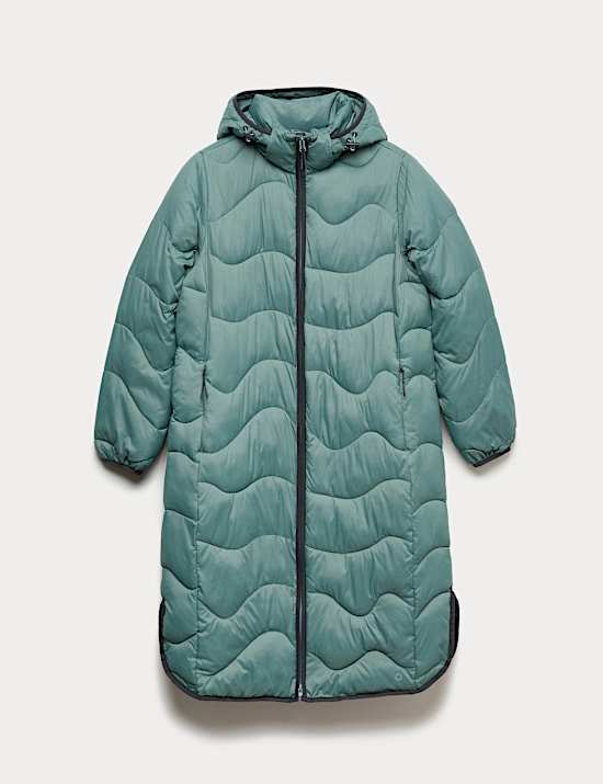 Mantel Gembung Bertudung Lapisan Rajut Stormwear™