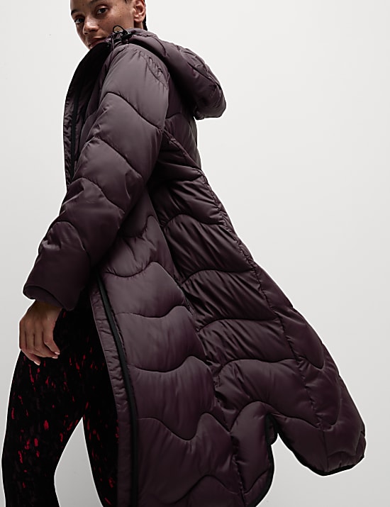 Stormwear&trade; Quilted Hooded Longline Puffer Coat