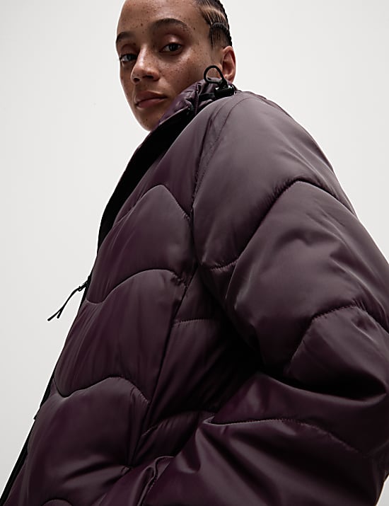 Stormwear&trade; Quilted Hooded Longline Puffer Coat