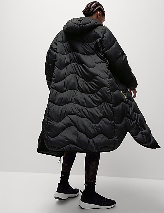 Stormwear&trade; Quilted Hooded Longline Puffer Coat