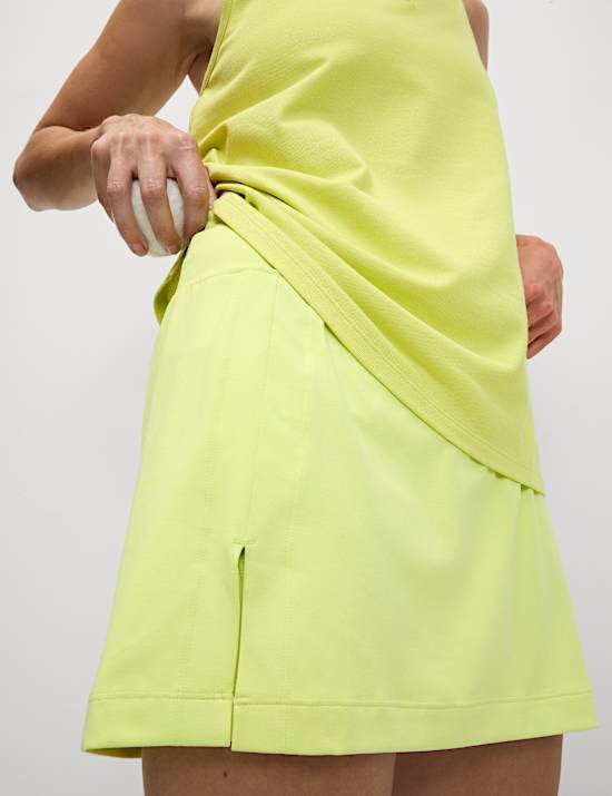 Sportieve skort met hoge taille