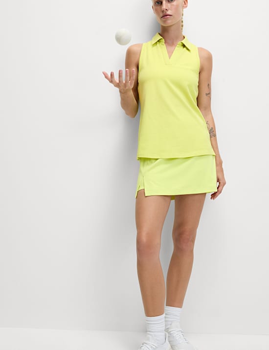 Sportieve skort met hoge taille