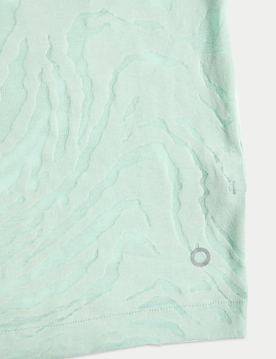 Kaus Oblong Bertekstur Bahan Katun