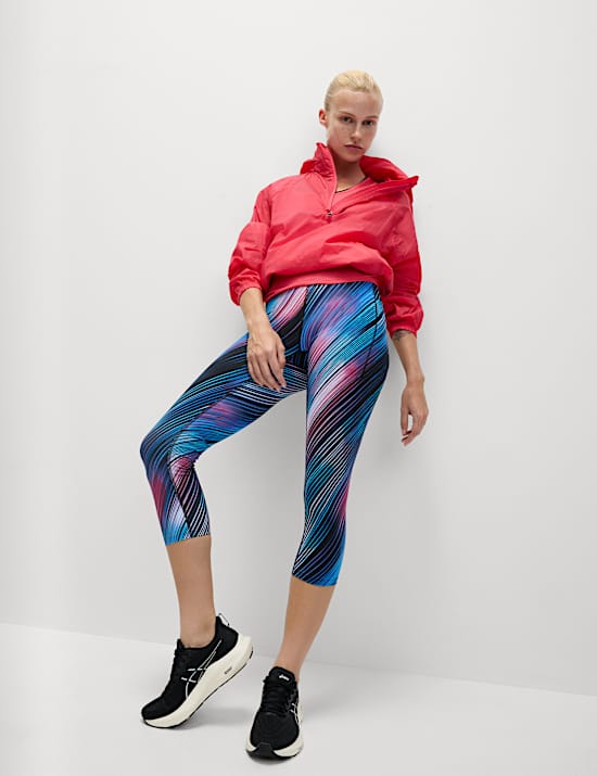 Leggings de sport courts taille haute Go Train