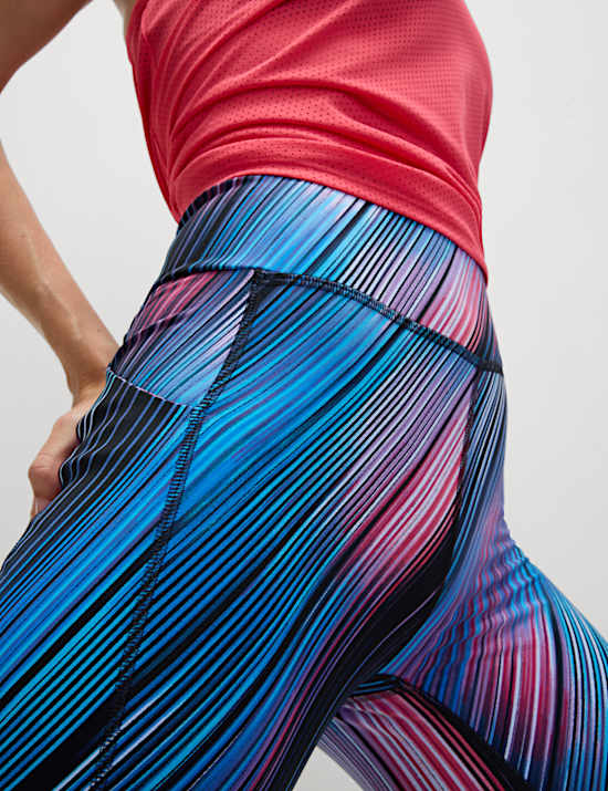 Leggings de sport courts taille haute Go Train