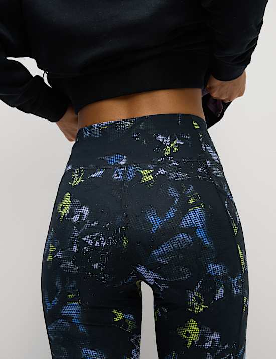 Go Train High Waisted Cropped Gym Leggings