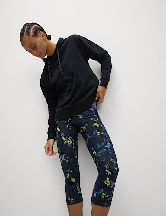 Go Train High Waisted Cropped Gym Leggings