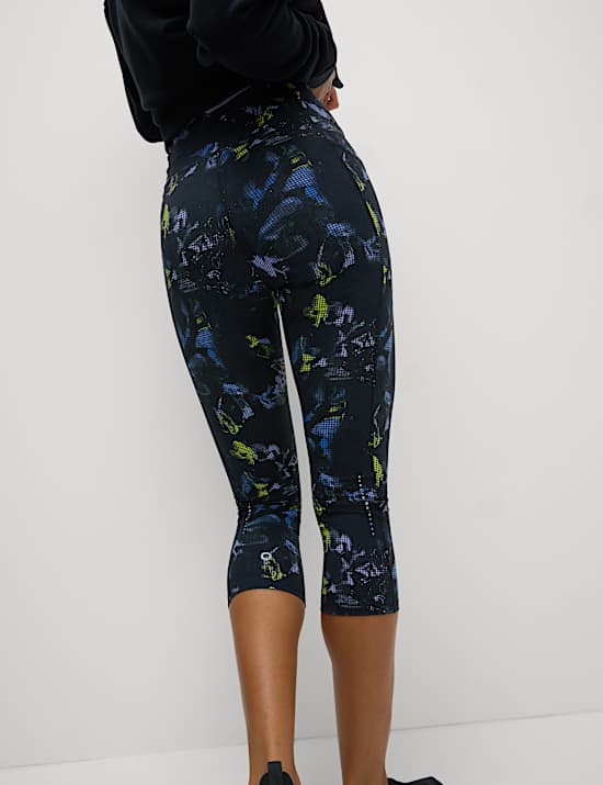 Go Train High Waisted Cropped Gym Leggings