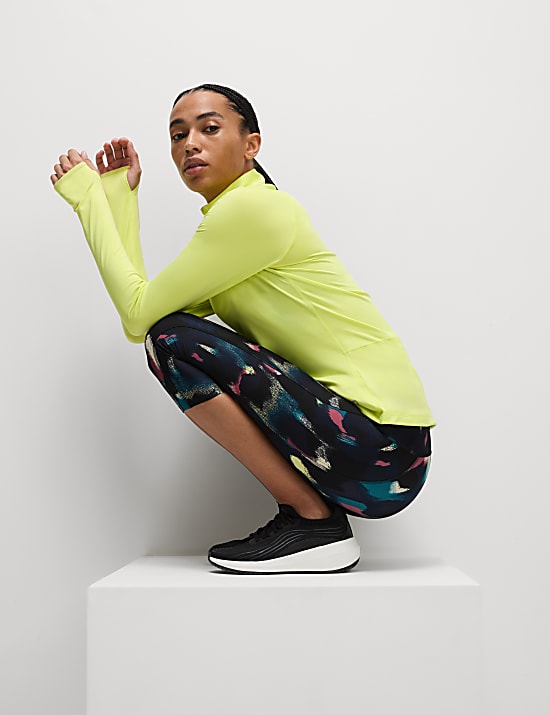 Ultraheat&trade; Zip Up Fitted Running Top