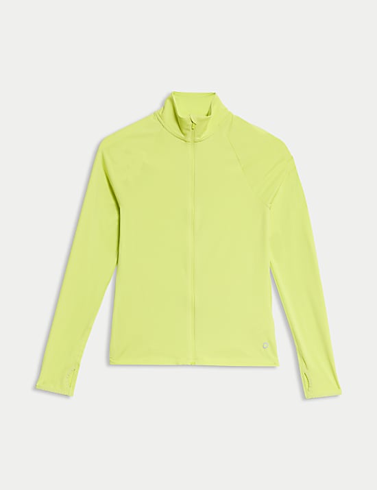 Ultraheat&trade; Zip Up Fitted Running Top