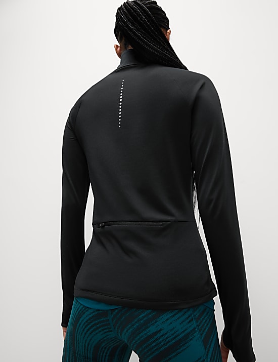 Nauwsluitende Ultraheat&trade;-hardlooptop met rits