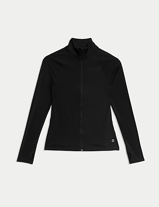 Nauwsluitende Ultraheat&trade;-hardlooptop met rits