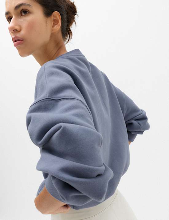 Cotton Rich Oversized Sweatshirt