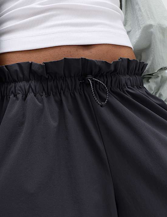 Woven Lightweight High Waisted Wide Leg Culottes