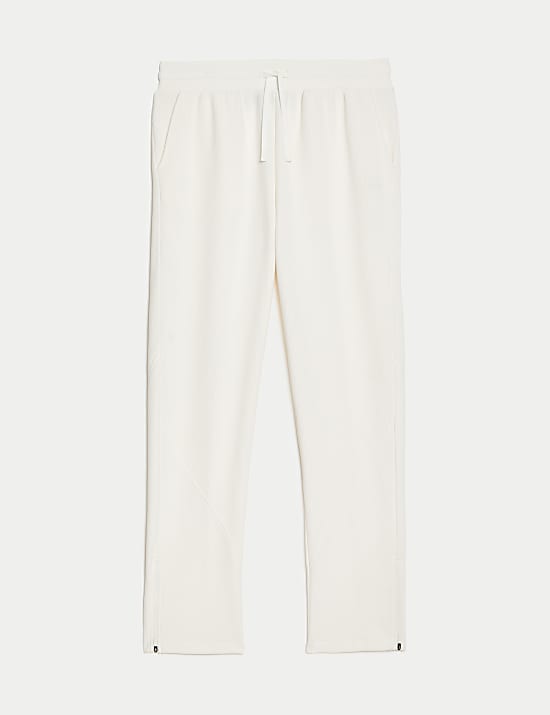 Rib High Waisted Tapered Joggers