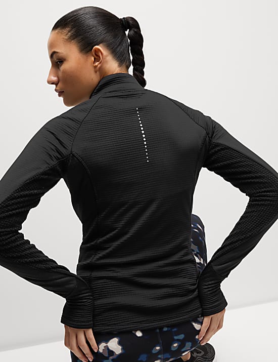 Ultraheat&trade; Funnel Neck Half Zip Running Top