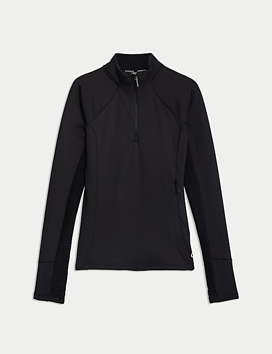 Ultraheat&trade; Funnel Neck Half Zip Running Top