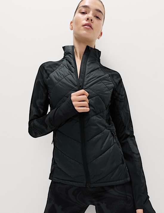 Stormwear™ Funnel Neck Reflective Padded Running Jacket