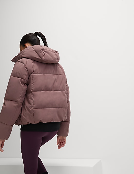 Stormwear™ Hooded Cropped Puffer Jacket