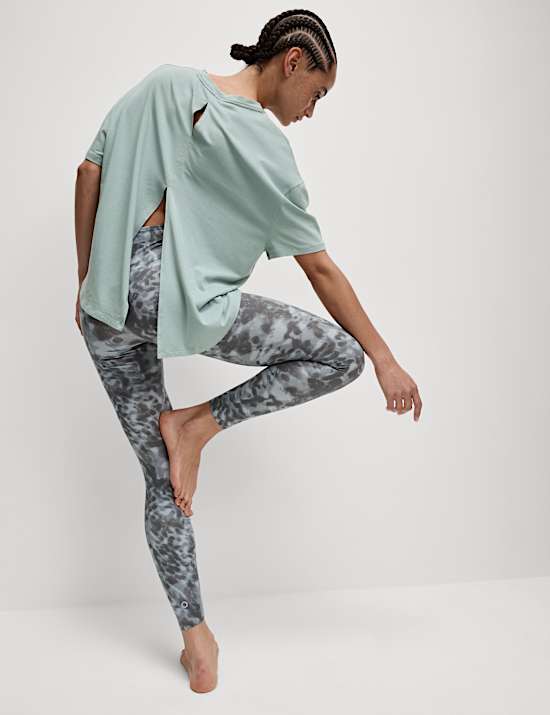 Modal Blend Lightweight Tie Back T-Shirt