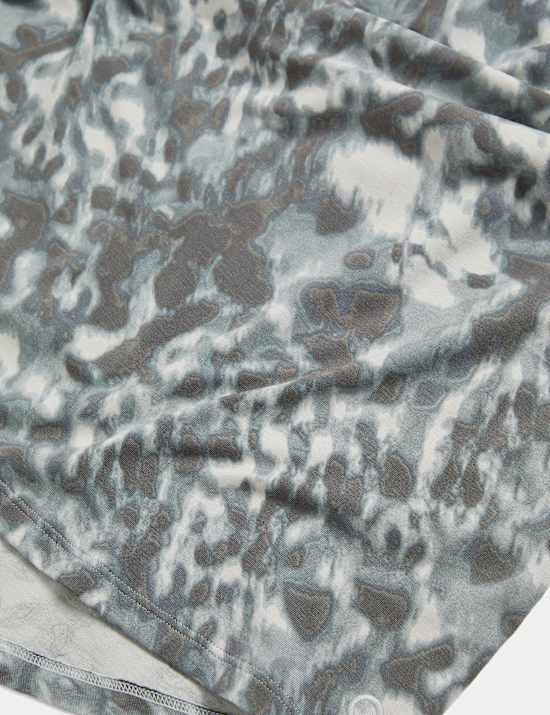 Modal Blend Printed Tie Back Relaxed Vest Top