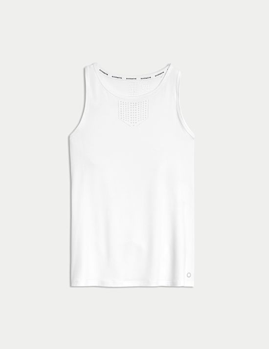 Racerback Laser Cut Fitted Vest Top