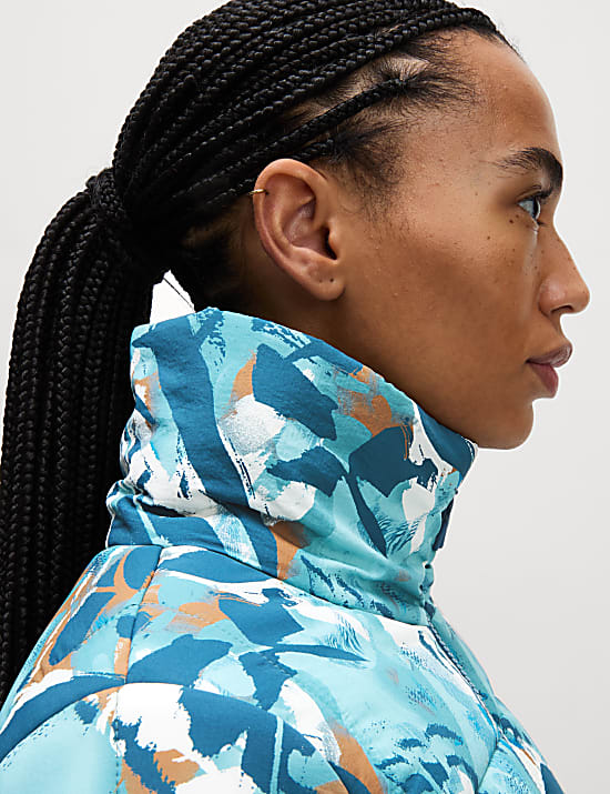 Gewatteerd Stormwear&trade;-jack met opstaande kraag en print