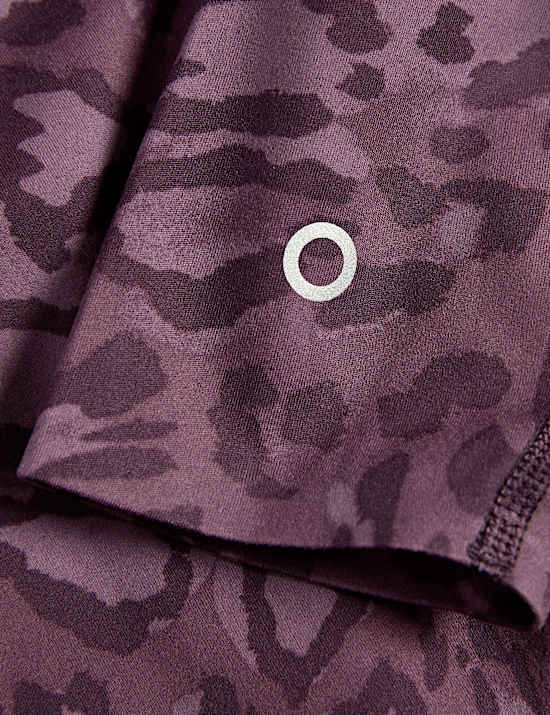 Go Balance Printed Wrap Waist Yoga Leggings