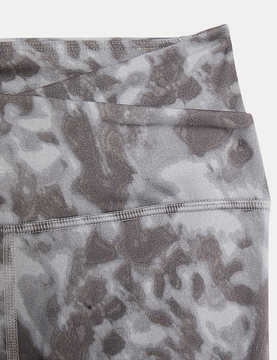 Go Balance Printed Wrap Waist Yoga Leggings