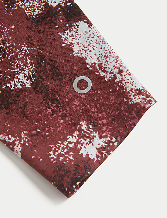 Go Balance Printed Wrap Waist Yoga Leggings