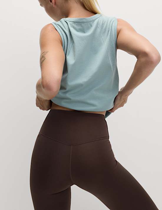 Κολάν για γιόγκα Go Balance με κρουαζέ σχέδιο μπροστά στη μέση