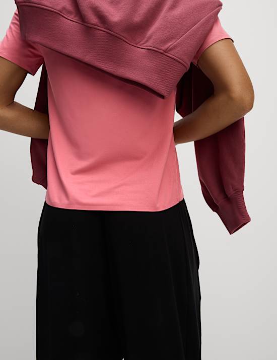 Go Balance Flexifit&trade; Round Neck Yoga T-Shirt