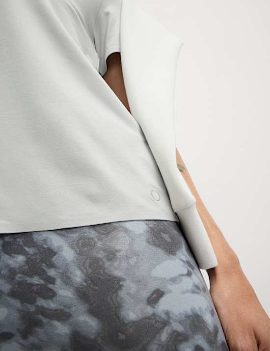 Go Balance Flexifit&trade; Round Neck Yoga T-Shirt